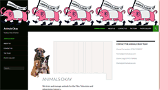 Desktop Screenshot of animalsokay.com